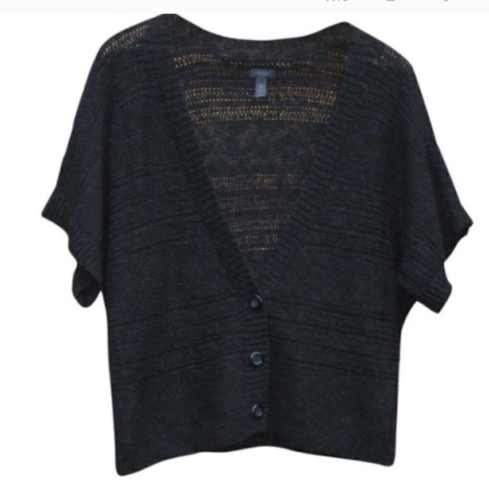 NEW Soma Intimates Black Cardigan Sweater